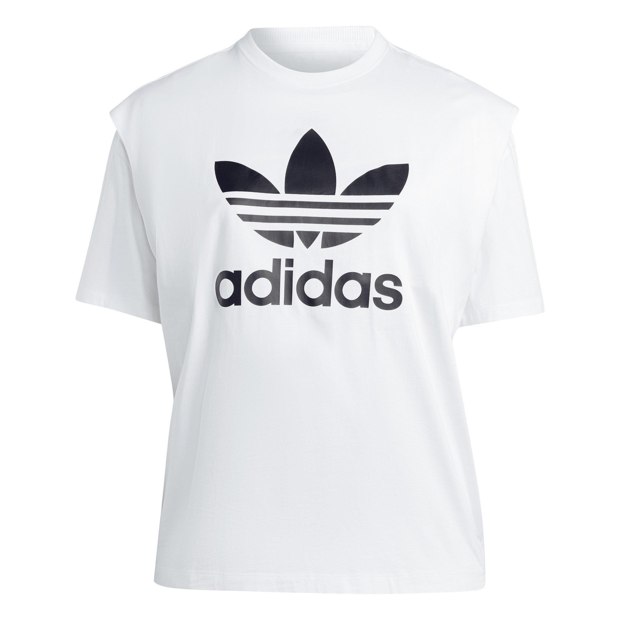 White - adidas - Classic Trefoil T-Shirt Womens - 1