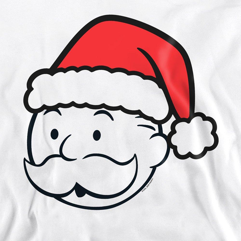 White - Monopoly - Hasbro Santa Hat Sweatshirt White - 2