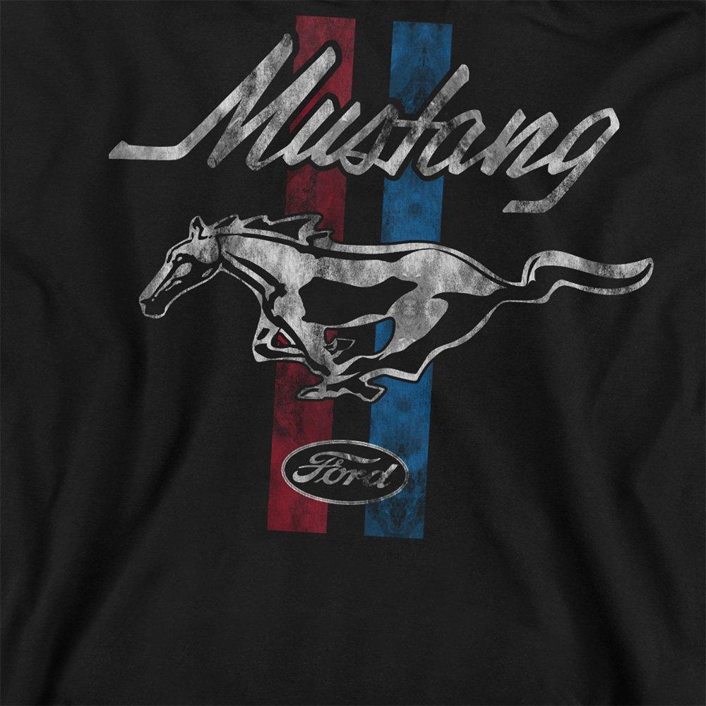 Black - Ford - Mustang Stripes Sweatshirt Black - 2