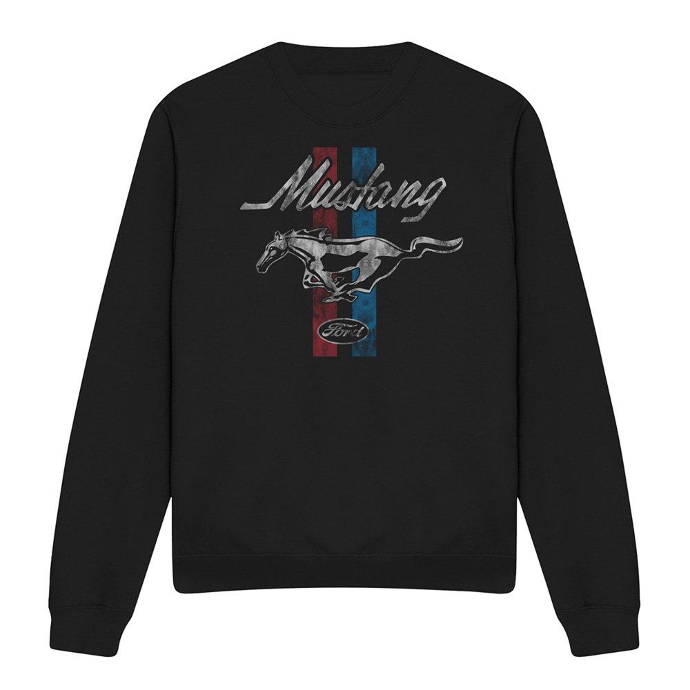 Black - Ford - Mustang Stripes Sweatshirt Black - 4