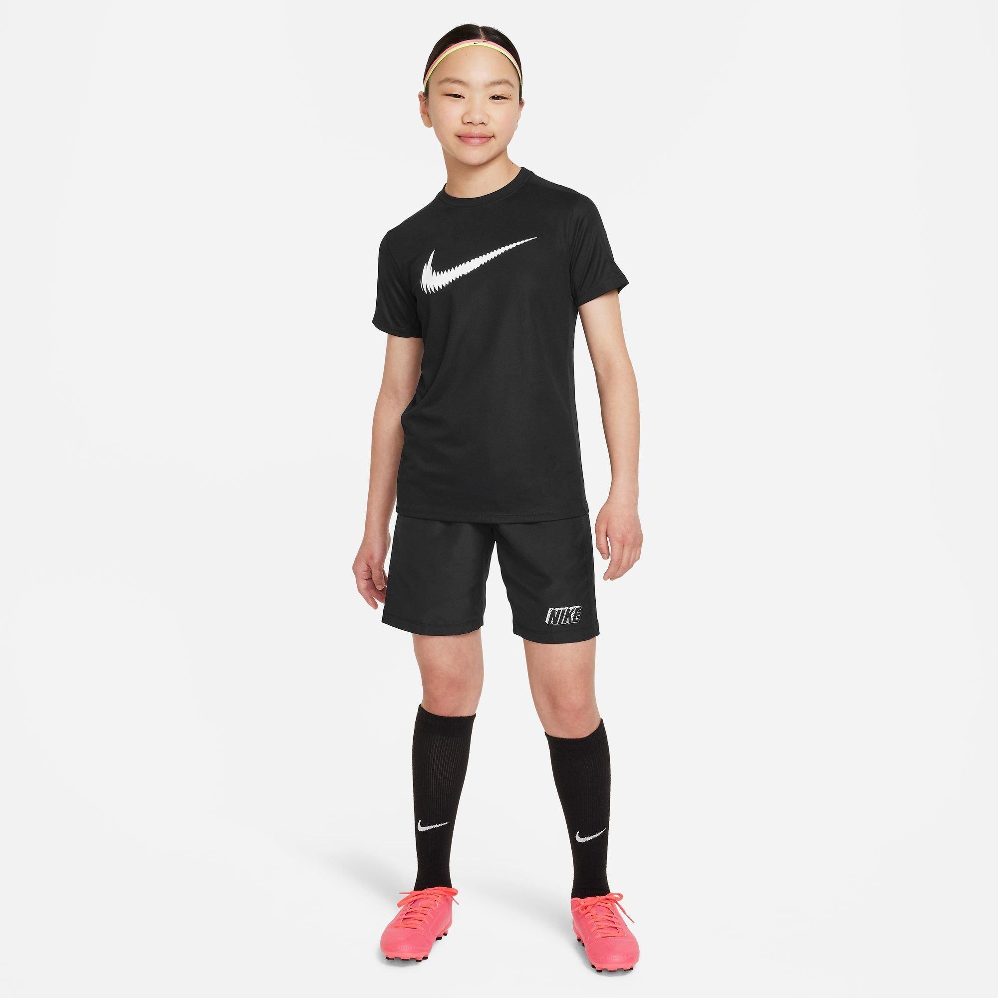 Black/White - Nike - Trophy23 Big Kids' Dri-FIT Short-Sleeve Top - 5
