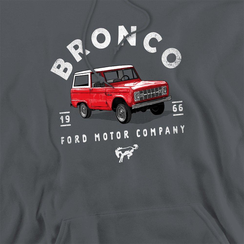Charcoal - Ford - Ford Bronco Bronco Illustrated Hoodie Charcoal - 2