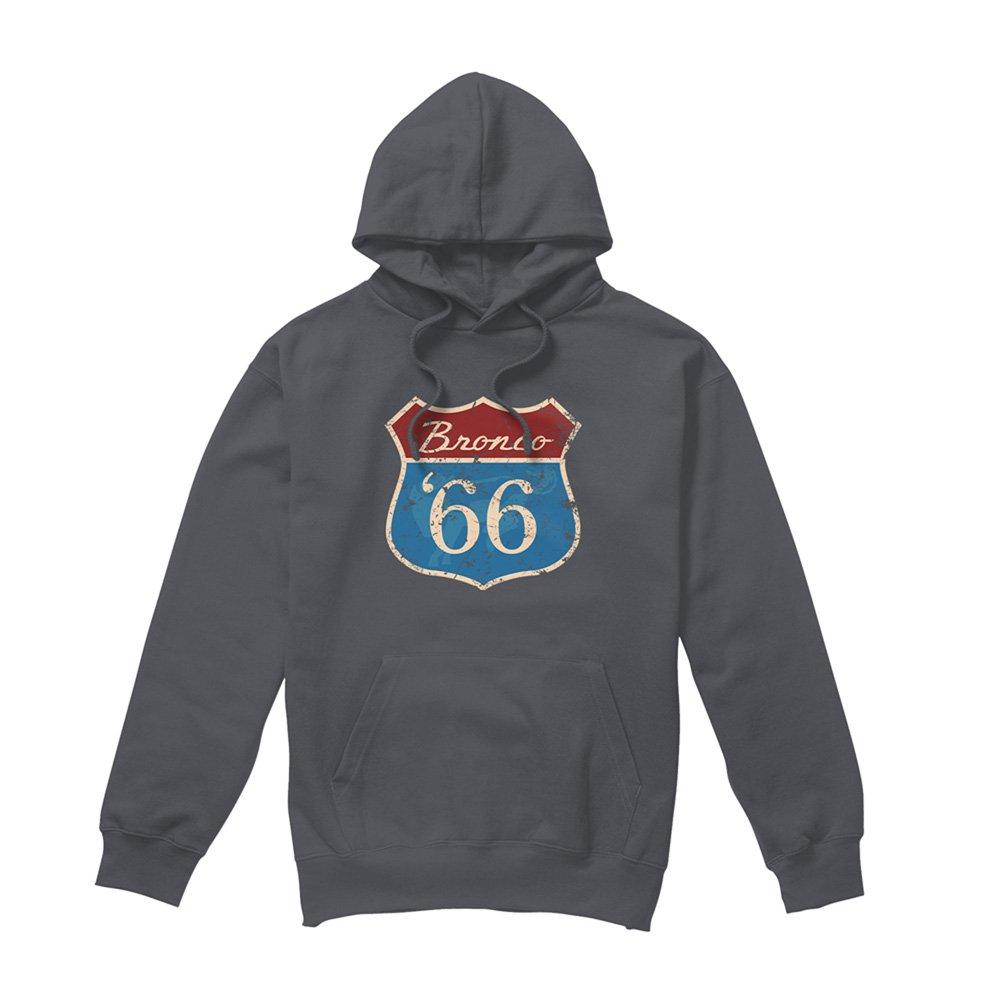 Charcoal - Ford - Ford Bronco Route 66 Bronco Hoodie Charcoal - 4