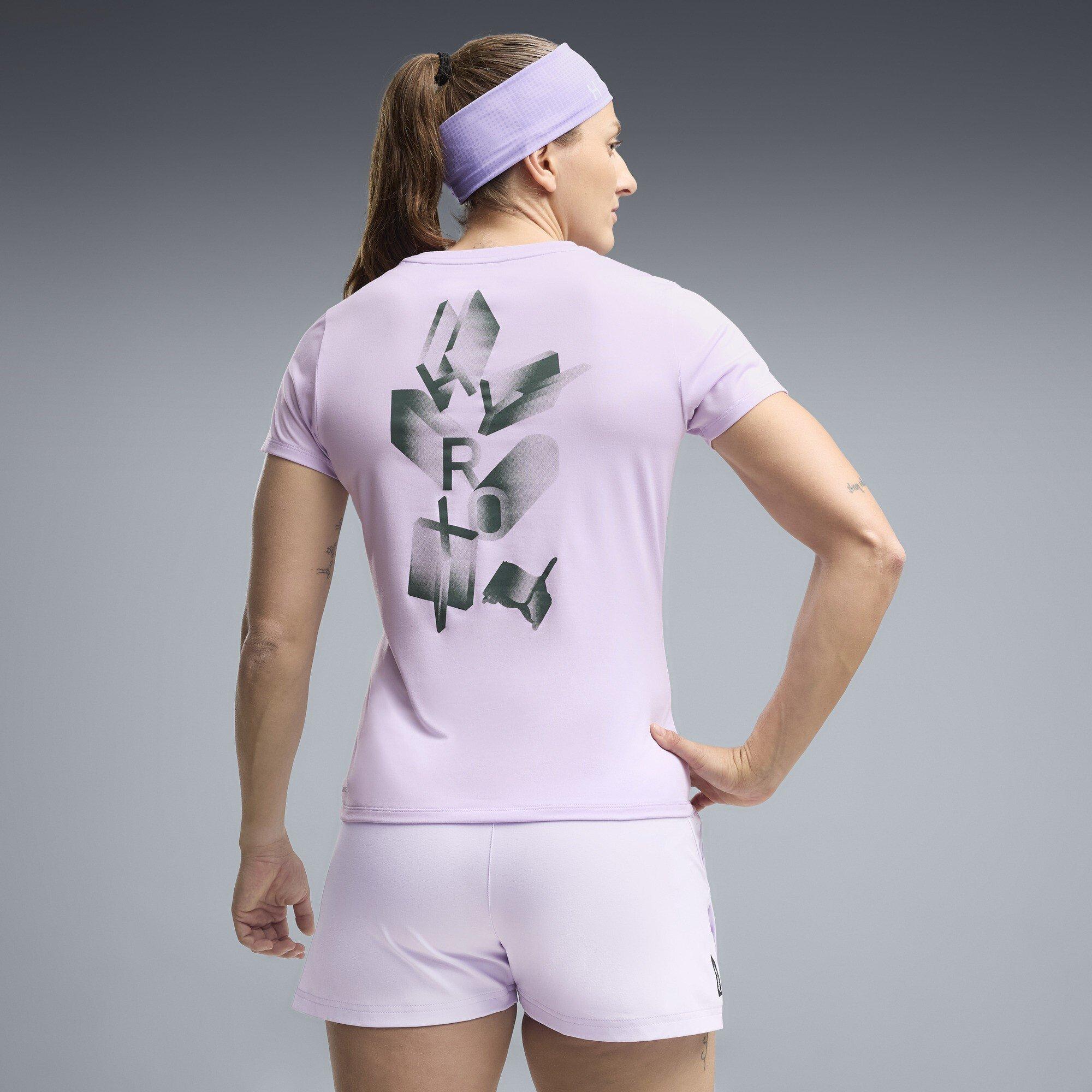 Svijetla lavanda - Puma - Women's Hyrox Graphic Short Sleeve T-Shirt - 4
