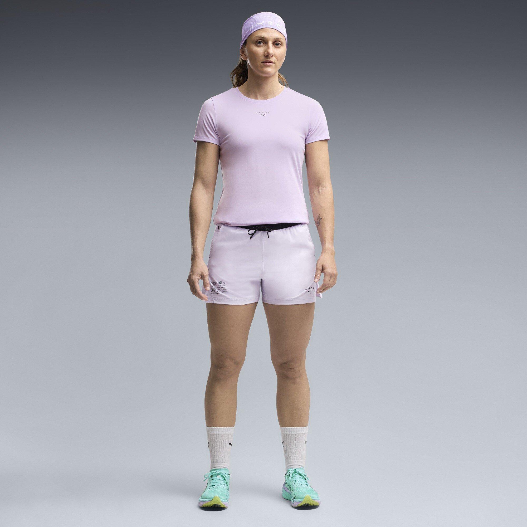 Svijetla lavanda - Puma - Women's Hyrox Graphic Short Sleeve T-Shirt - 5