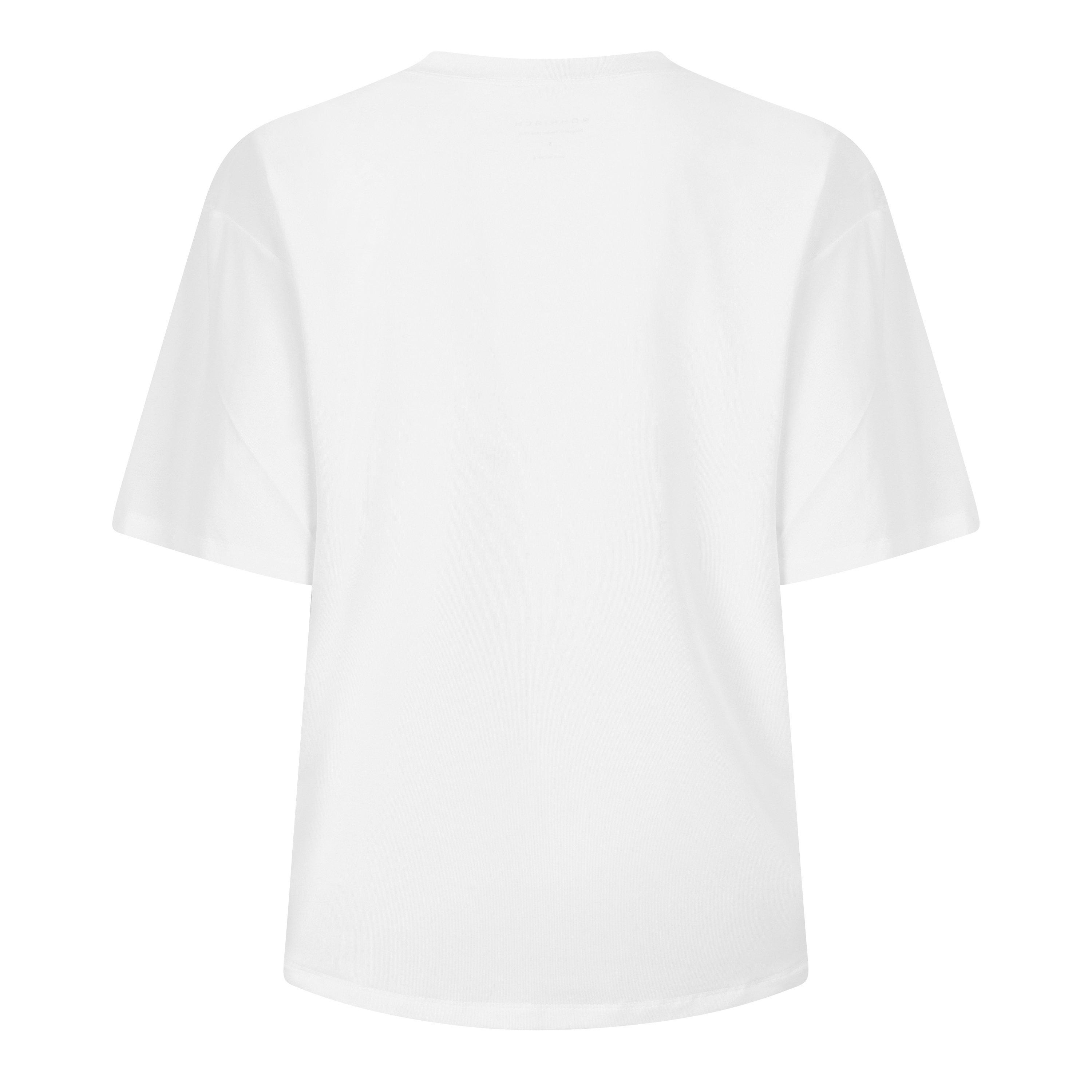 White - Rohnisch - Women's Relaxed Tee Short Sleeve Performance Gym Top - 2