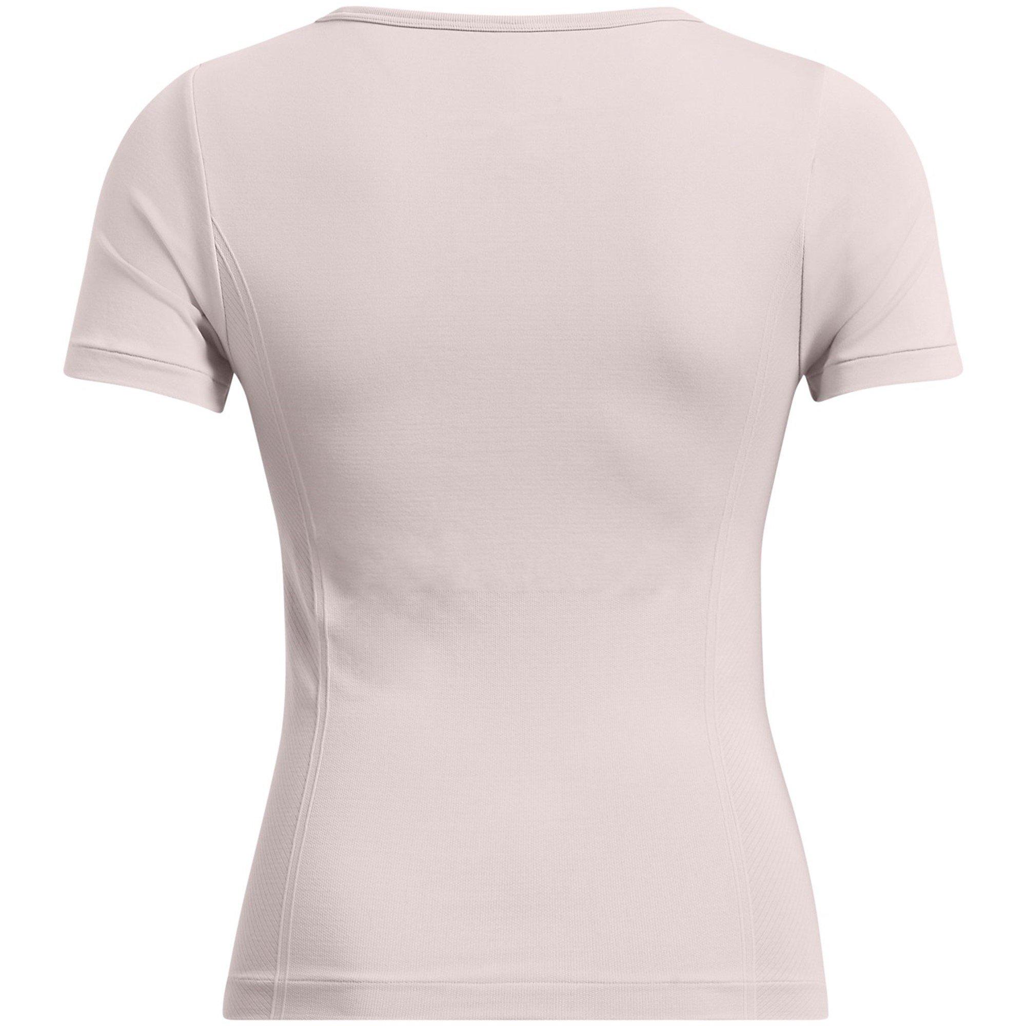Tetra Gray/Wht - Under Armour - Women's Vanish Seamless Short-Sleeve Performance Gym Top - 5