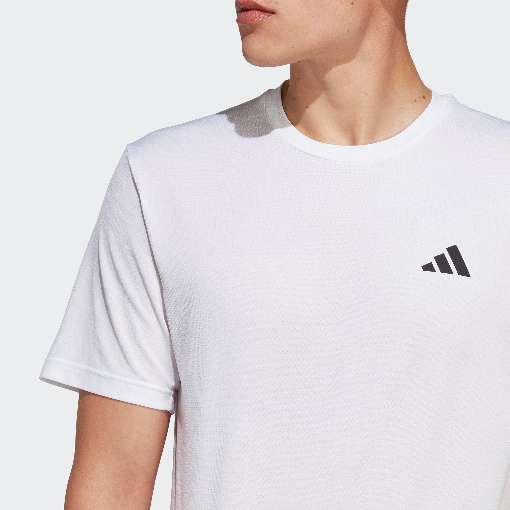 White/Black - adidas - Train Essentials Mens Performance T Shirt - 4