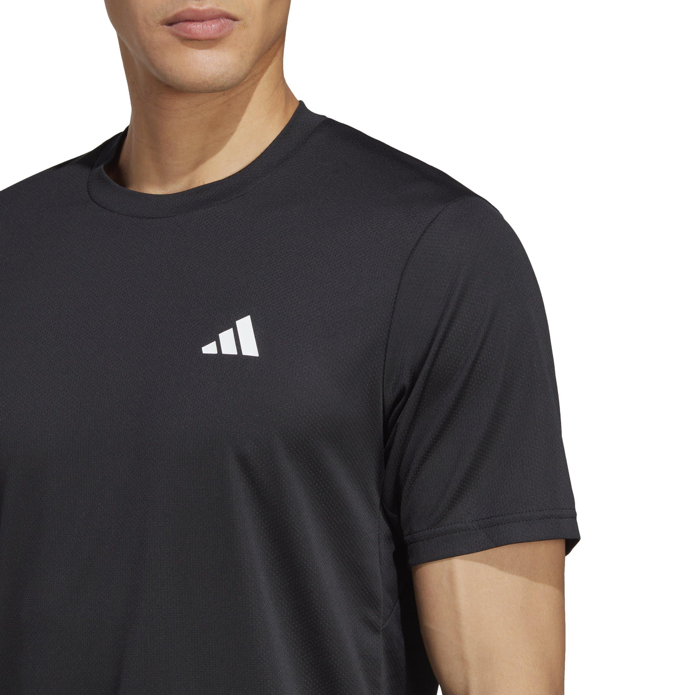 Black/White - adidas - Train Essentials Mens Performance T Shirt - 5