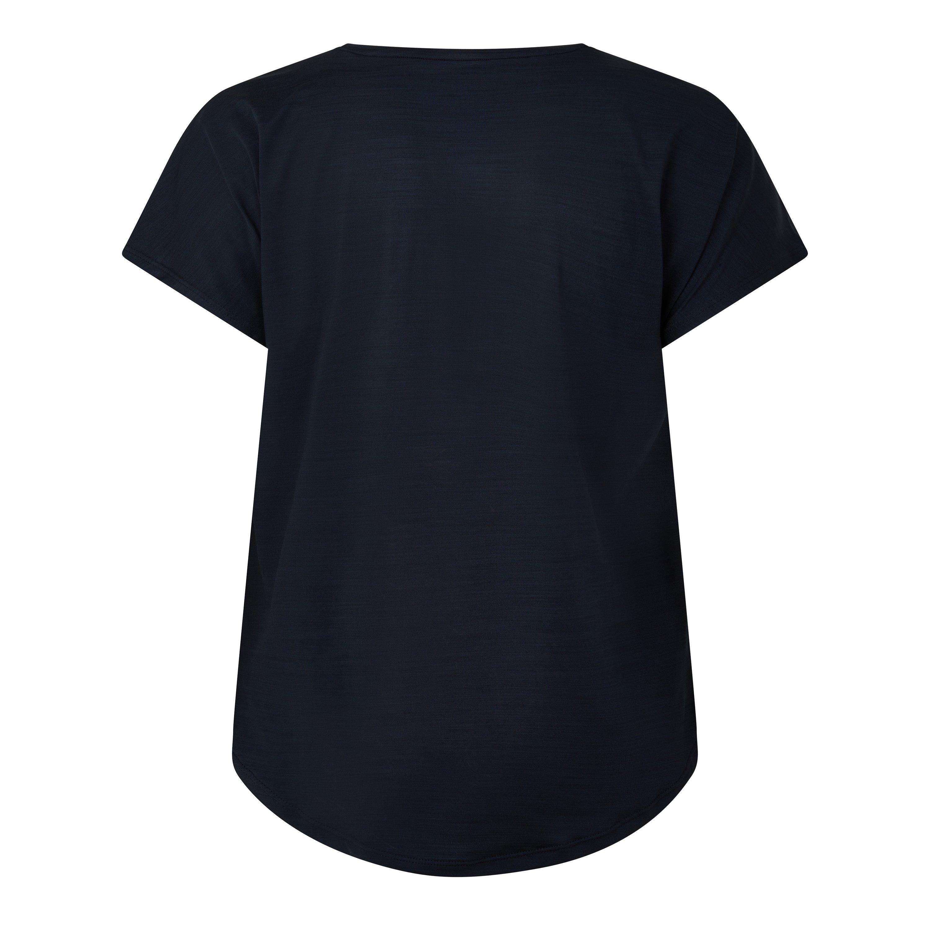 Black - Rohnisch - Women's Motion Tee Short Sleeve Performance Gym Top - 2