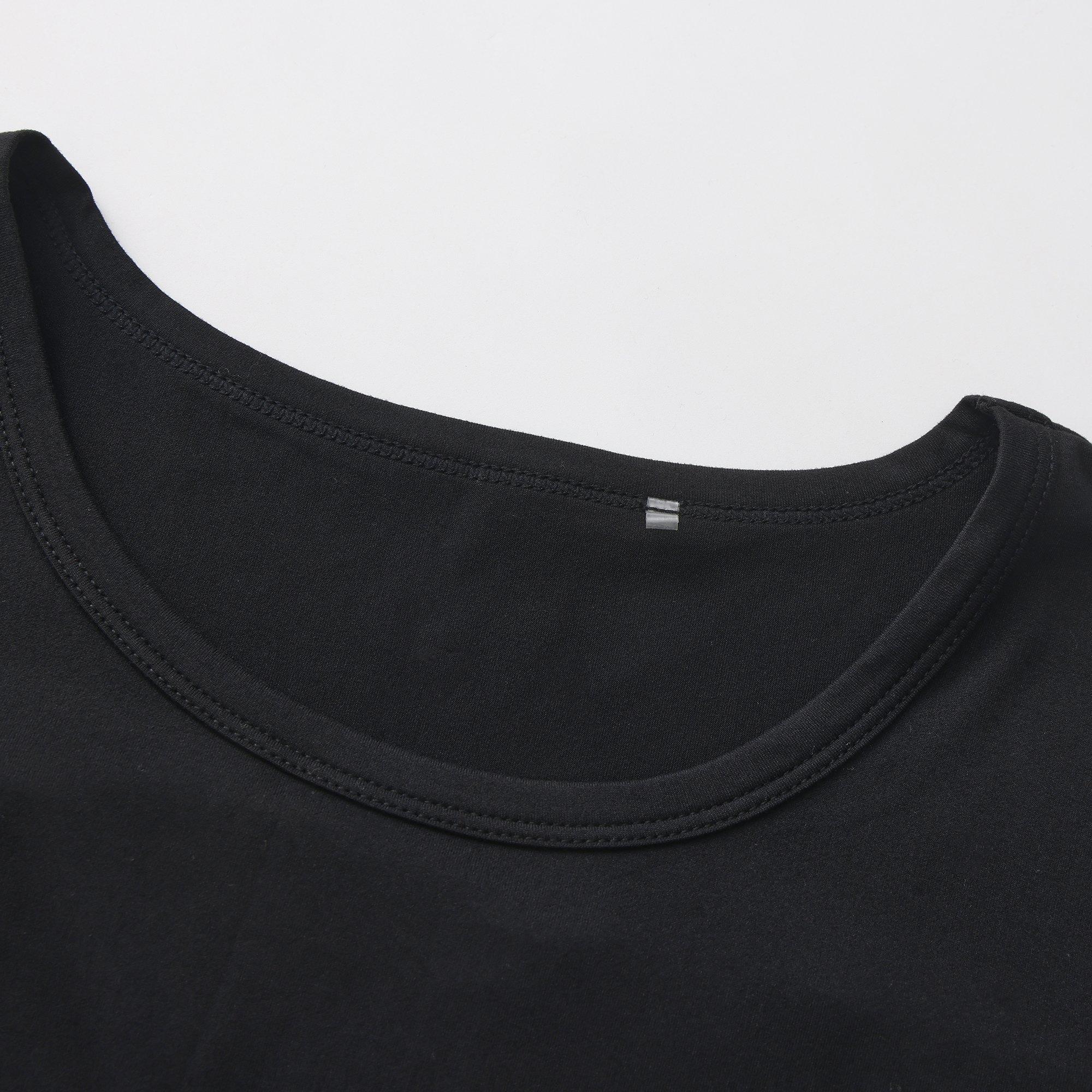 Black - LA Gear - LA Gear Essential Pleat-Back T-Shirt Womens - 4