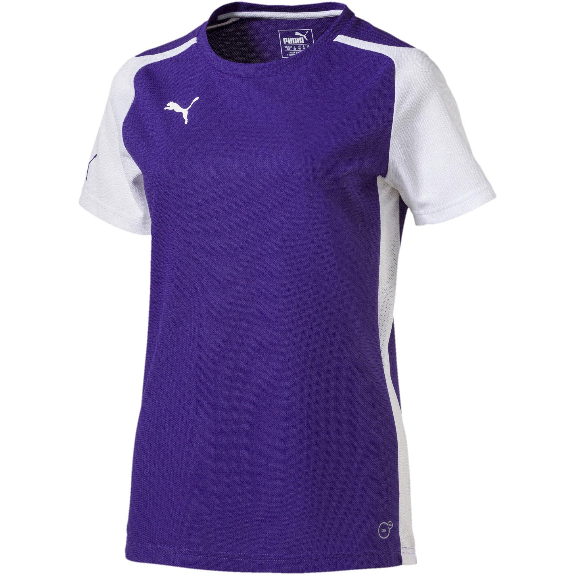 Puma Women's (13) Statement Ss Tee - Purple - 8 (XS)