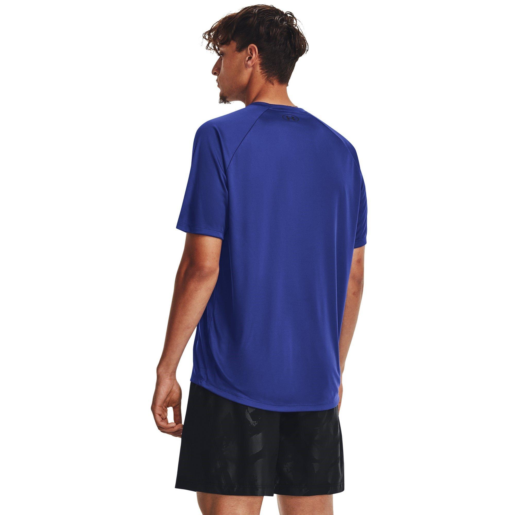 Royal/Black - Under Armour - Velocity 2.0 Wordmark Short Sleeve Men - 3