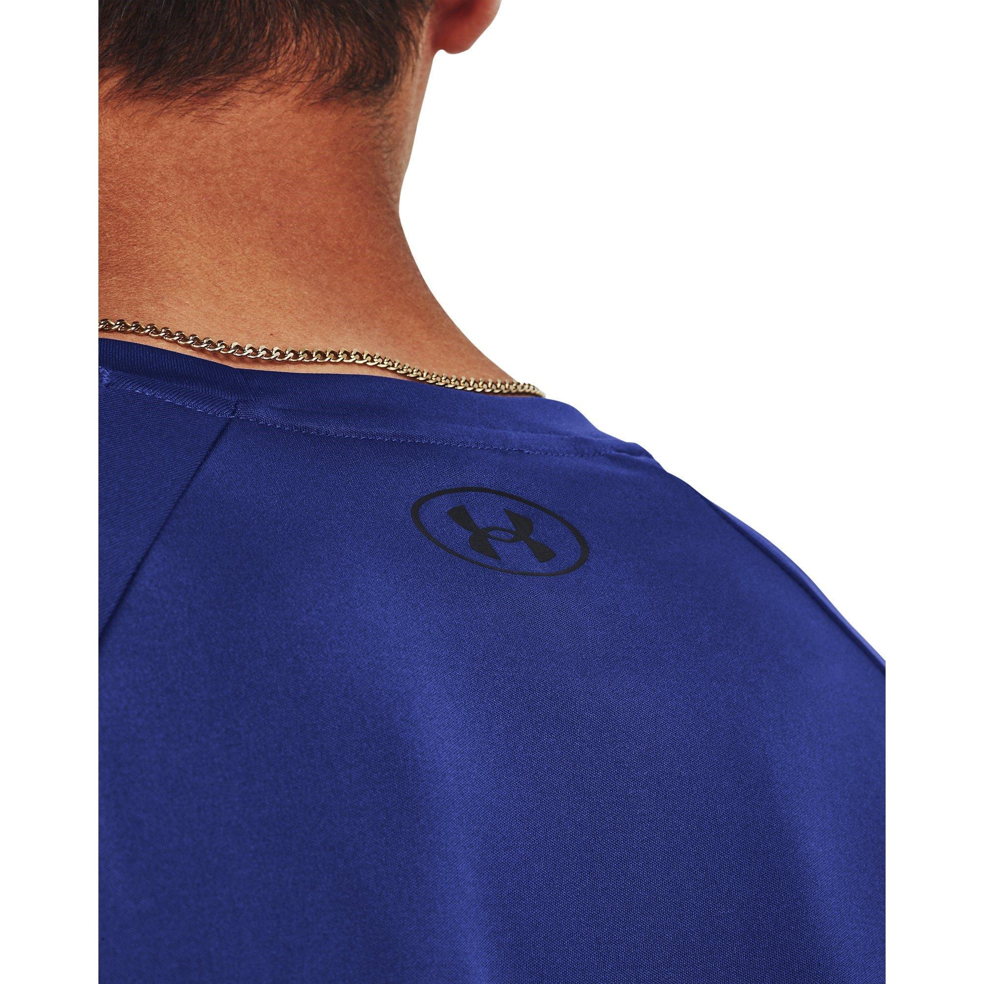Royal/Black - Under Armour - Velocity 2.0 Wordmark Short Sleeve Men - 4