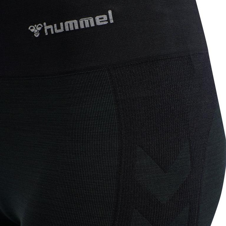 Noir - Hummel - THE GYM PEOPLE Thick High Waist Yoga Pants with Pockets - 4