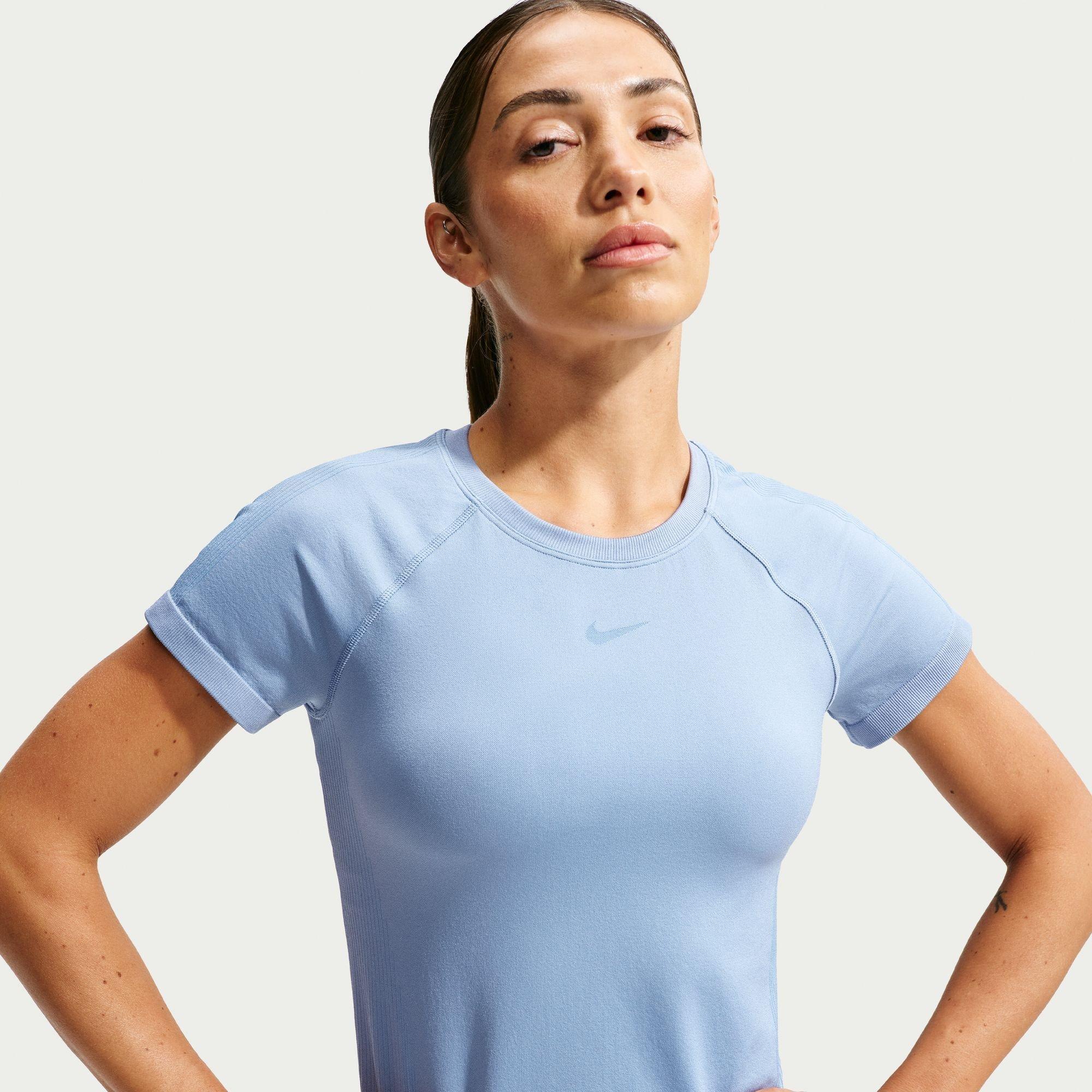 Work Blue - Nike - Nike Pro Seam Tee Ld64 - 1