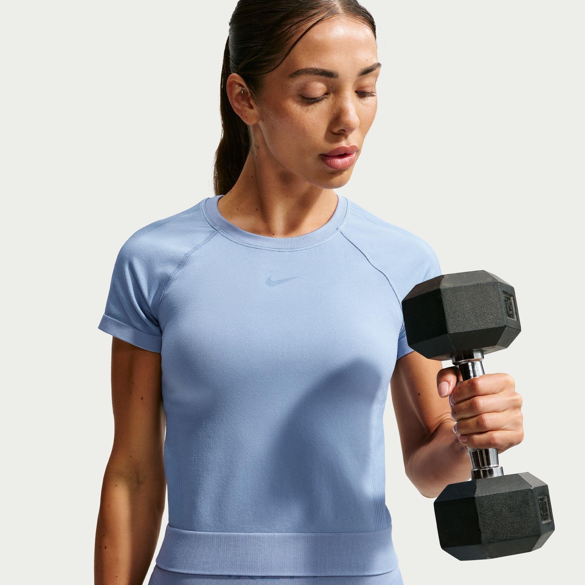 Work Blue - Nike - Nike Pro Seam Tee Ld64 - 3
