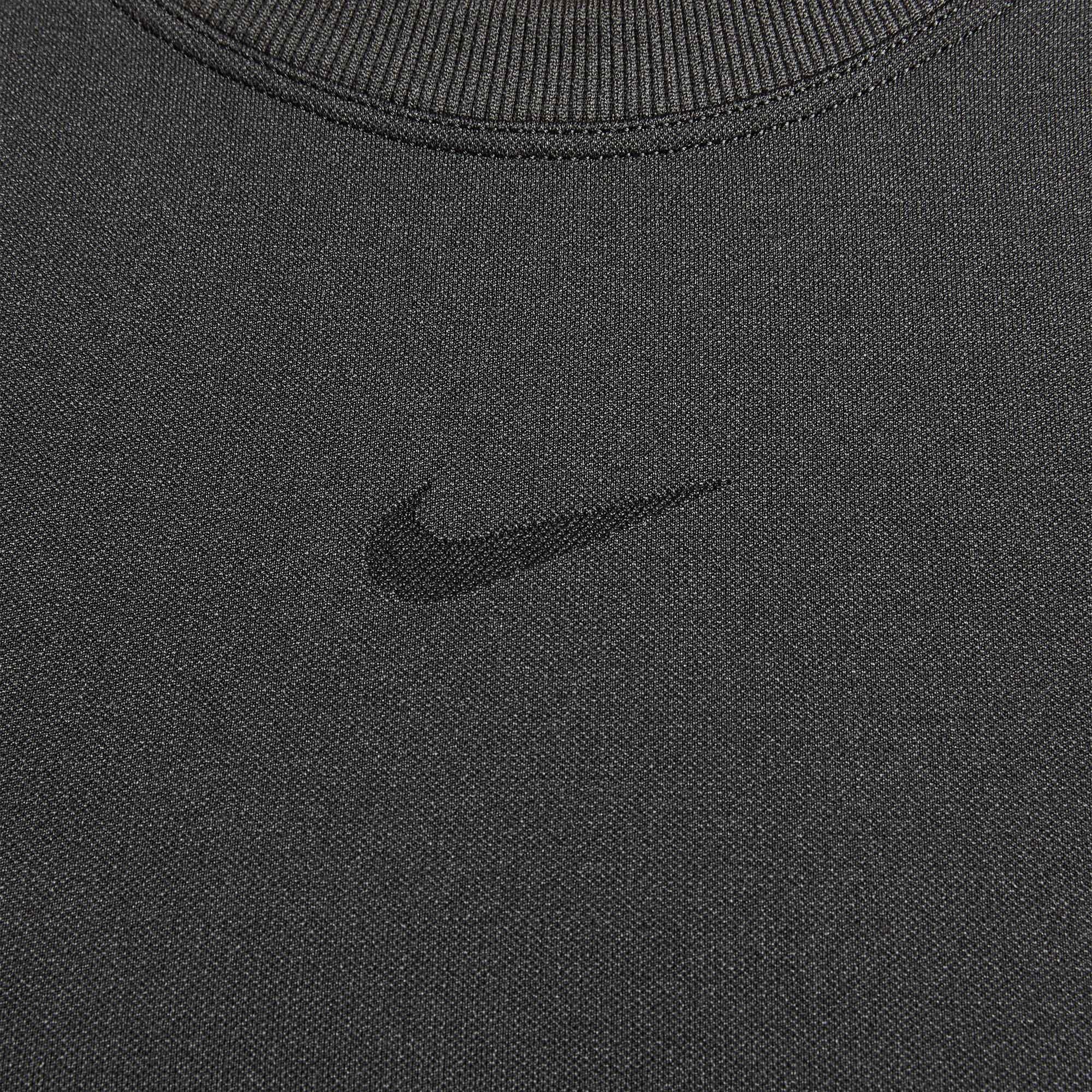 Dk Smoke Grey - Nike - Women's Seamless Short Sleeve Performance Gym Top - 5