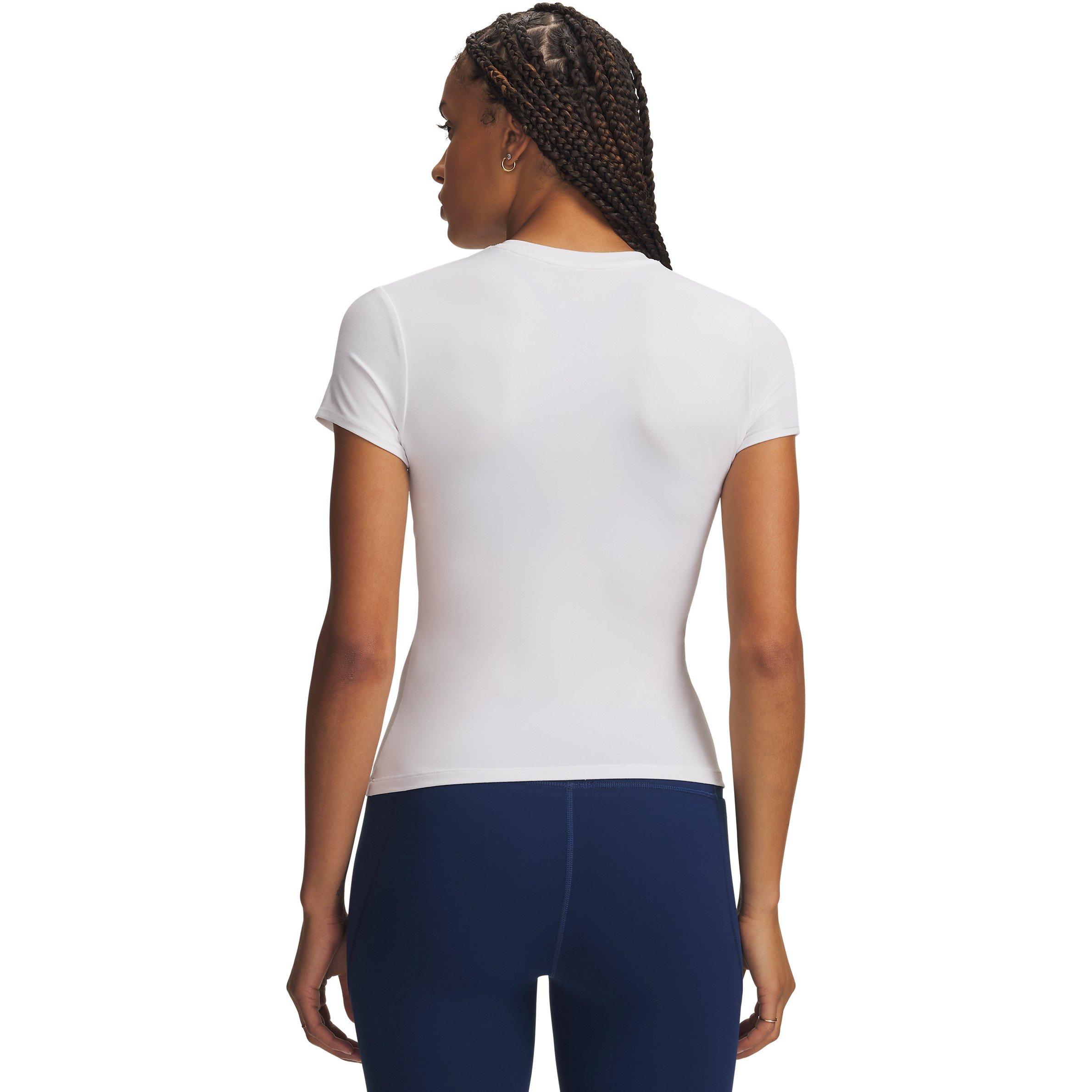 Blanc / Gris - Under Armour - UA Motion Fitted T Ld63 - 2