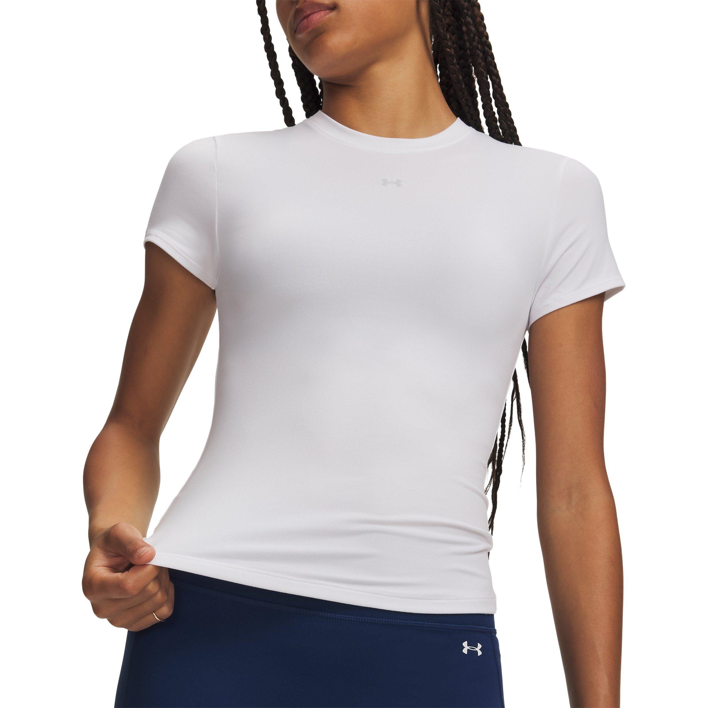 Blanc / Gris - Under Armour - UA Motion Fitted T Ld63 - 3