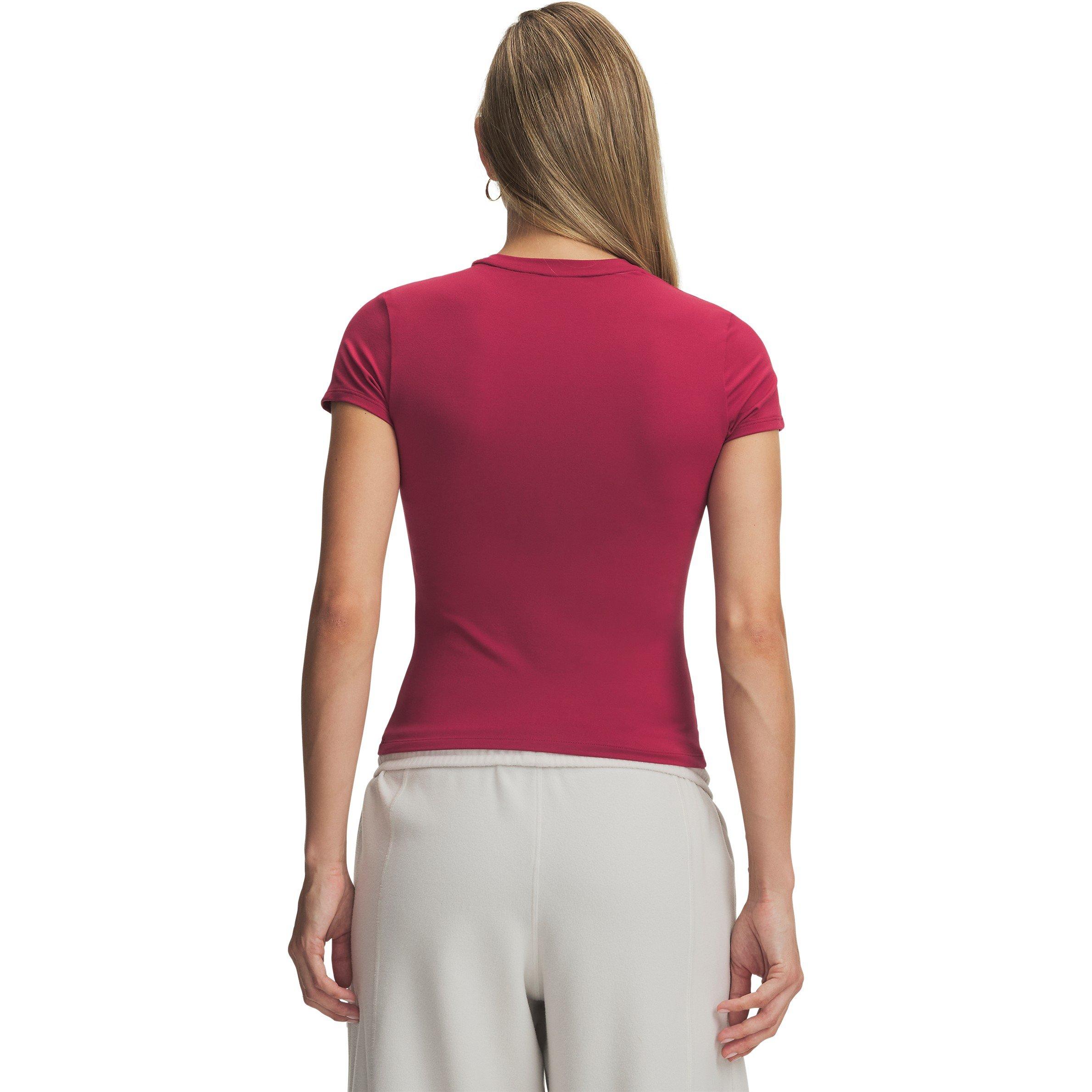 Claret - Under Armour - Women's Motion Short Sleeve Fitted T-Shirt - 2