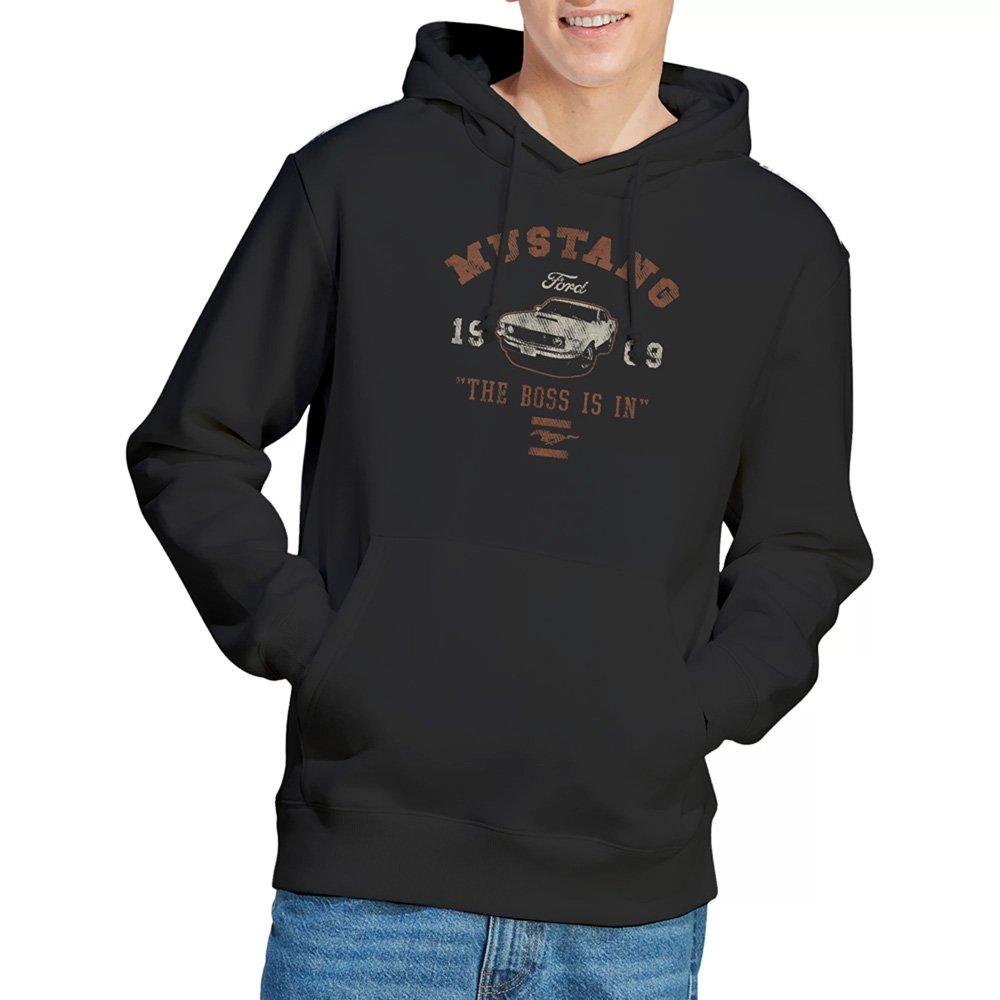 Black - Ford - Mustang The Boss Is In Hoodie Black - 1