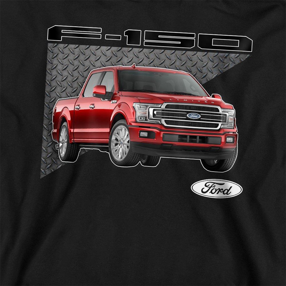 Black - Ford - Ford Trucks F 150 Youth Pull-Over Hoodie Black - 2