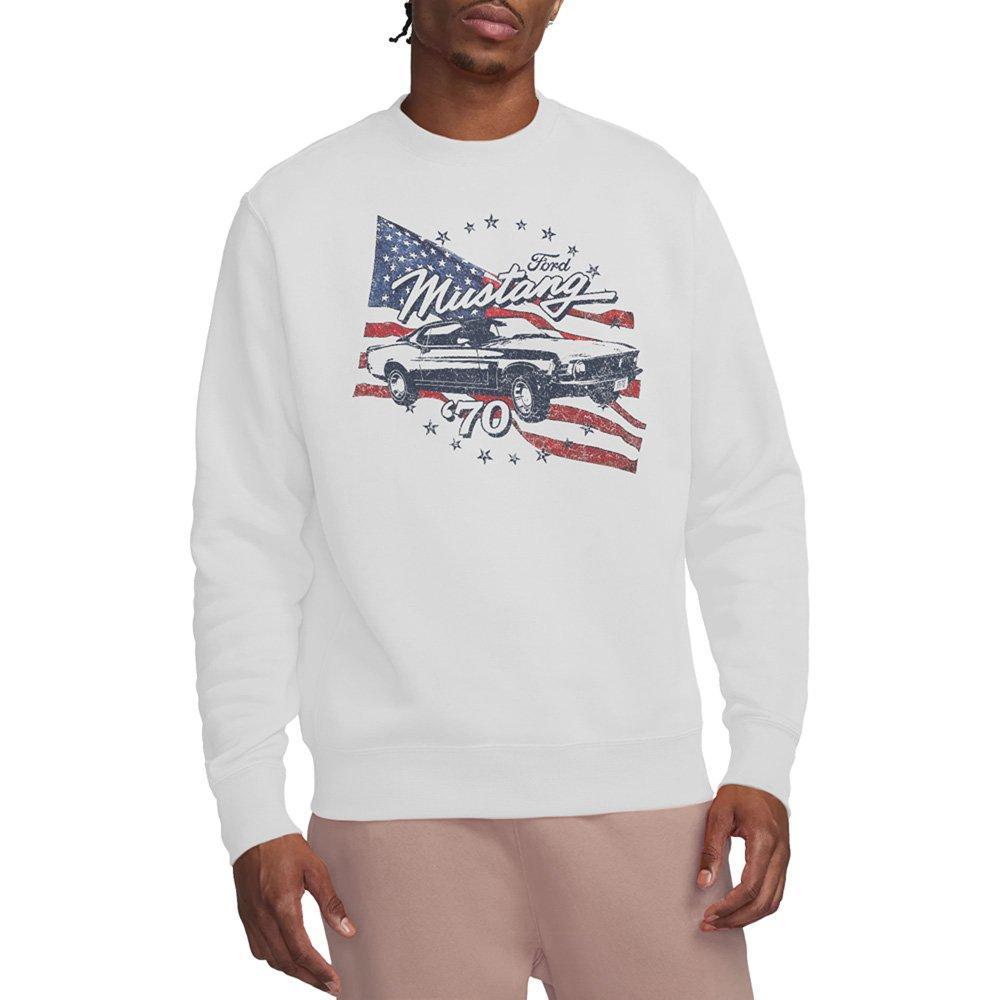 White - Ford - Ford Mustang 70 Mustang Sweatshirt White - 1