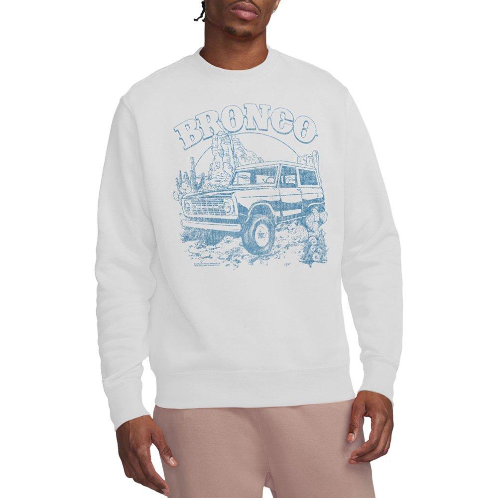 Ford Ford Bronco Desert Blue Mono Sweatshirt White