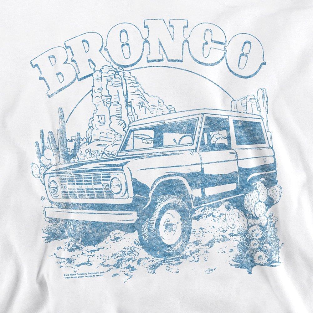White - Ford - Ford Bronco Desert Blue Mono Sweatshirt White - 2