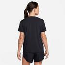 Noir - Nike - Dri-FIT One Women's Standard Fit Short-Sleeve Top - 2