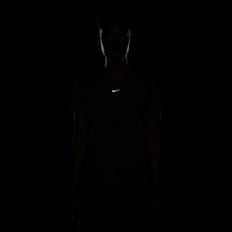 Noir - Nike - Dri-FIT One Women's Standard Fit Short-Sleeve Top - 7