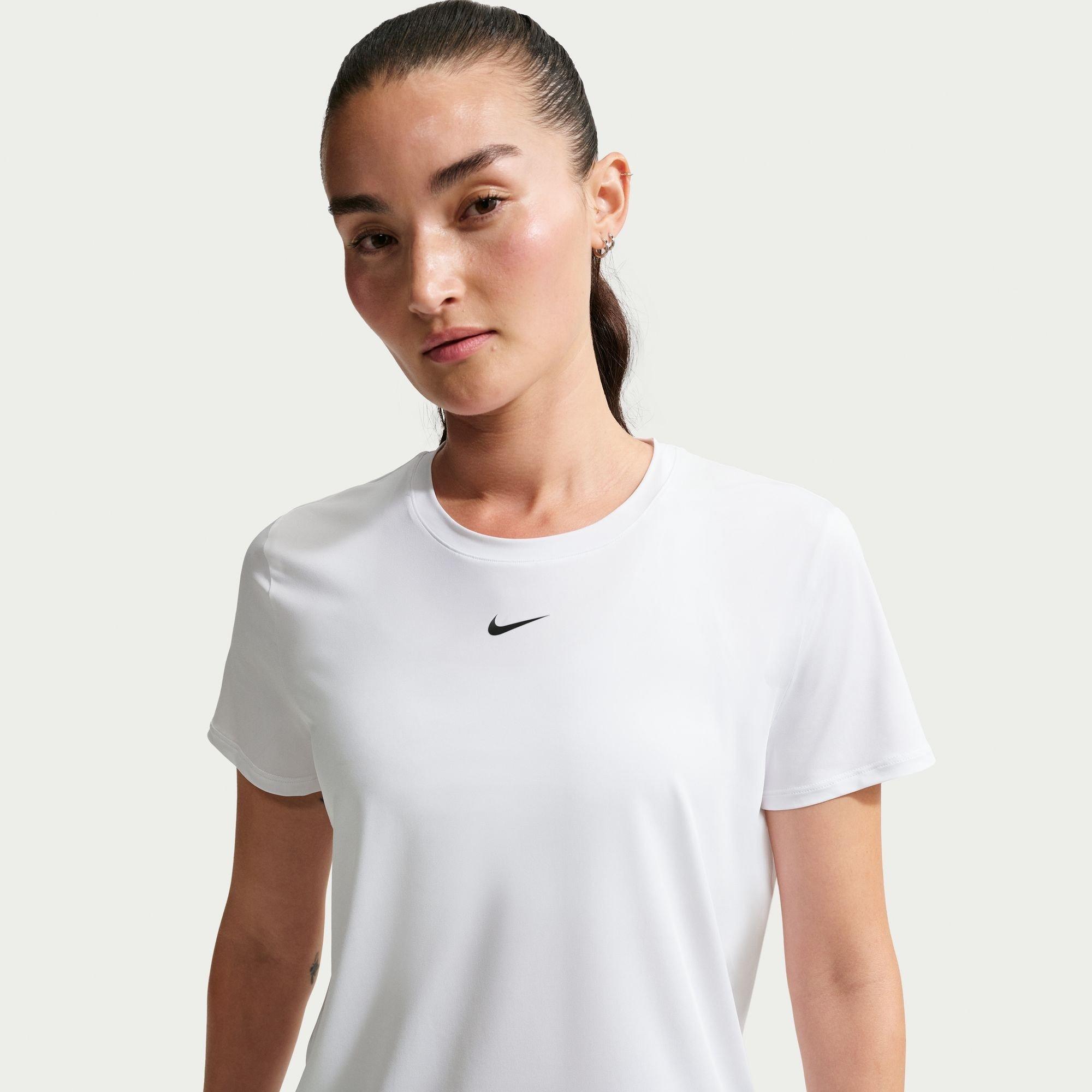 Blanco - Nike - Dri-FIT One Women's Standard Fit Short-Sleeve Top - 3