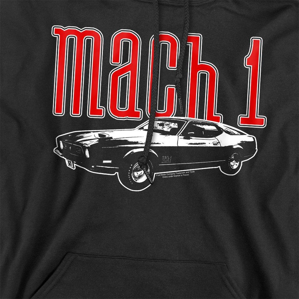 Black - Ford - Ford Mustang Mach 1 Hoodie Black - 2