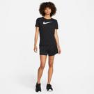 Negro - Nike - Dri-FIT Swoosh Women's T-Shirt - 4