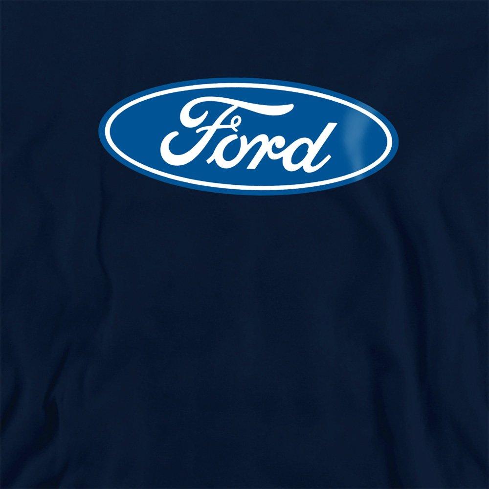 Navy - Ford - Ford Dimensional Logo Youth Pull-Over Hoodie Navy - 2