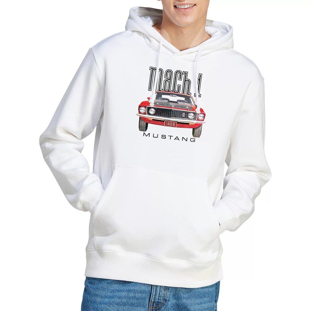 White - Ford - Ford Mustang 69 Mach 1 Hoodie White - 1