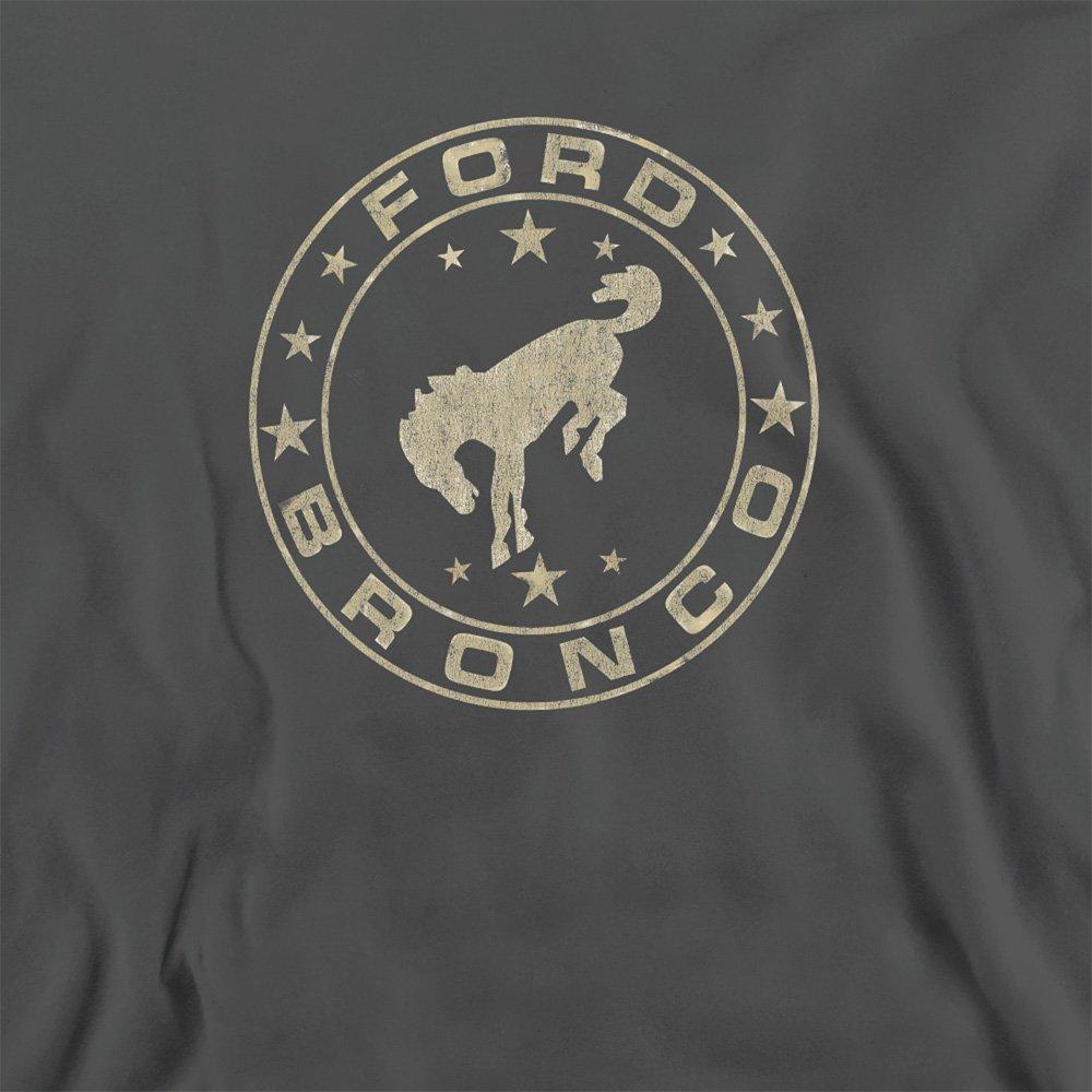 Charcoal - Ford - Ford Bronco Vintage Star Bronco Sweatshirt Charco - 2