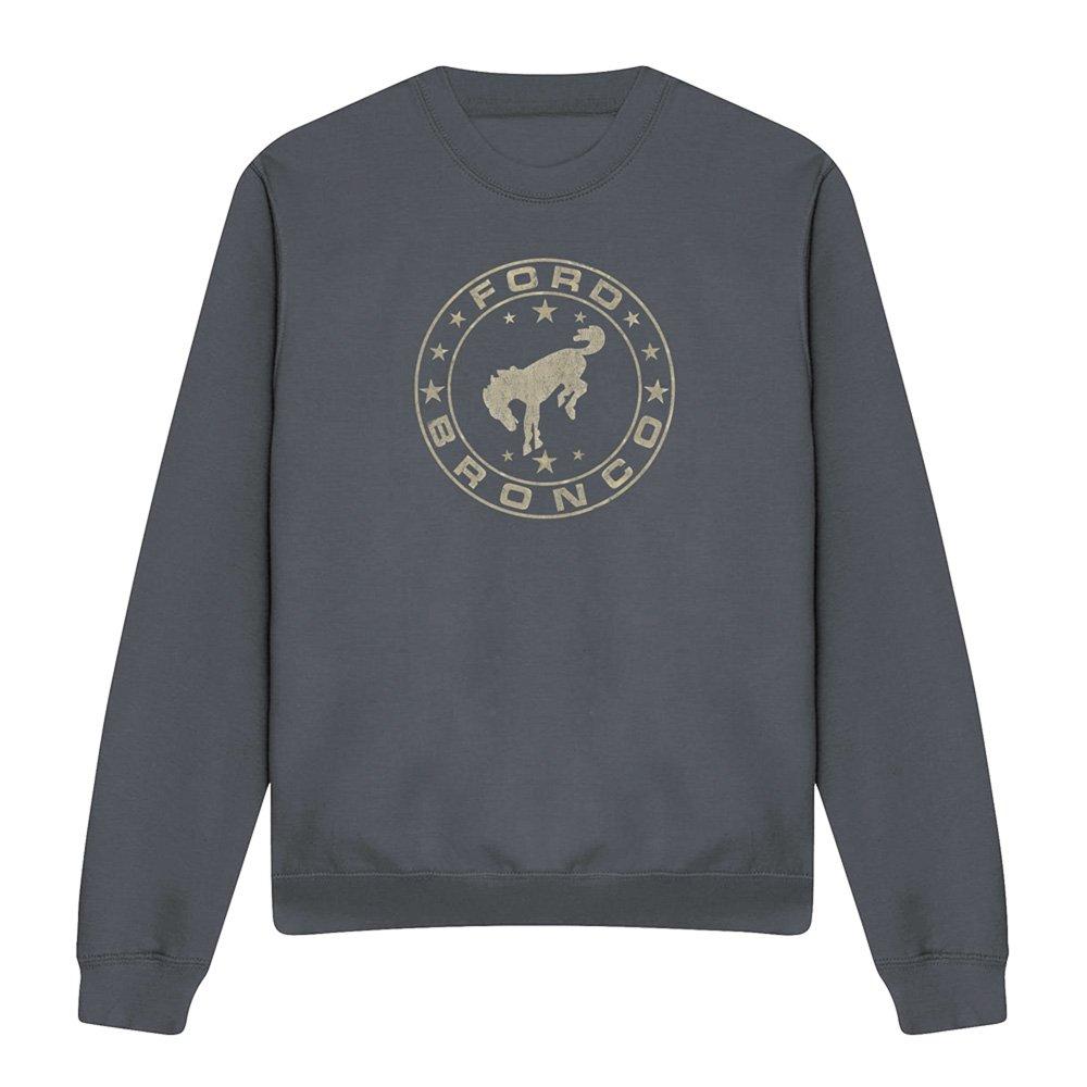 Charcoal - Ford - Ford Bronco Vintage Star Bronco Sweatshirt Charco - 4