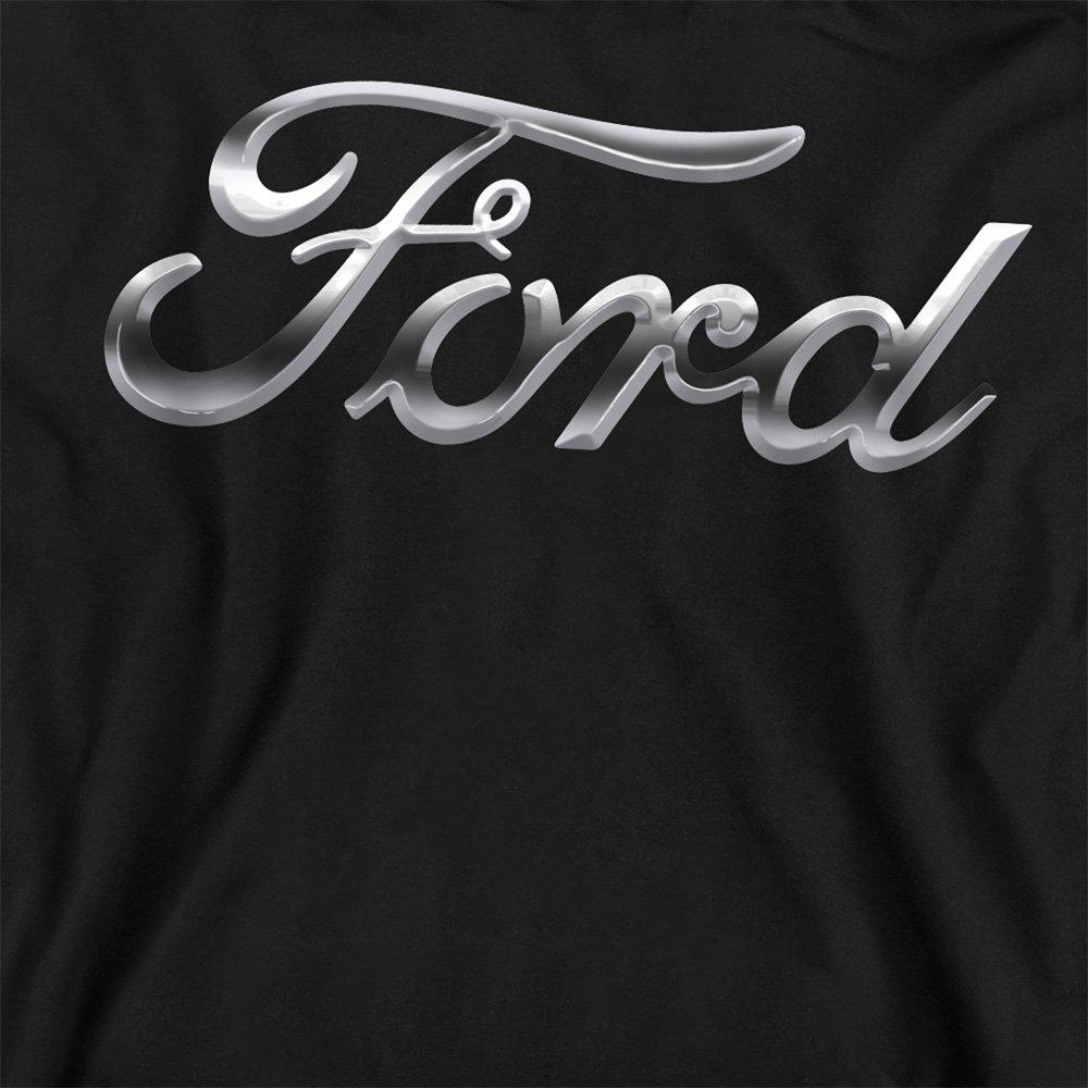 Black - Ford - Ford Chrome Ford Logo Sweatshirt Black - 2