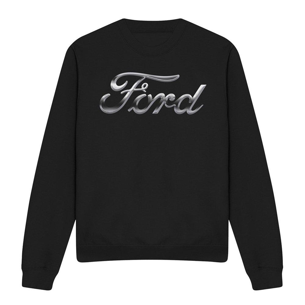 Black - Ford - Ford Chrome Ford Logo Sweatshirt Black - 4