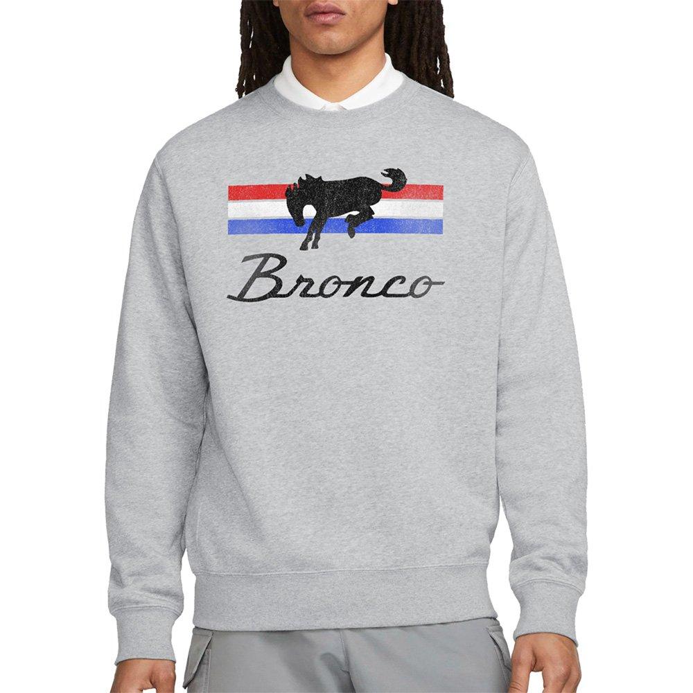 Light Grey - Ford - Ford Bronco Bronco Stripes Sweatshirt Athletic He - 1