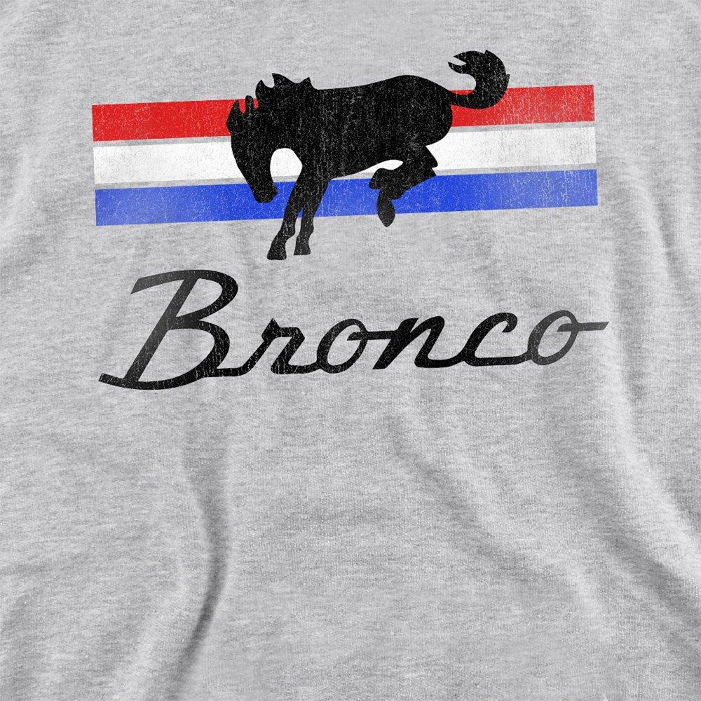 Light Grey - Ford - Ford Bronco Bronco Stripes Sweatshirt Athletic He - 2
