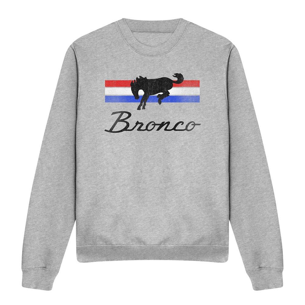 Light Grey - Ford - Ford Bronco Bronco Stripes Sweatshirt Athletic He - 4