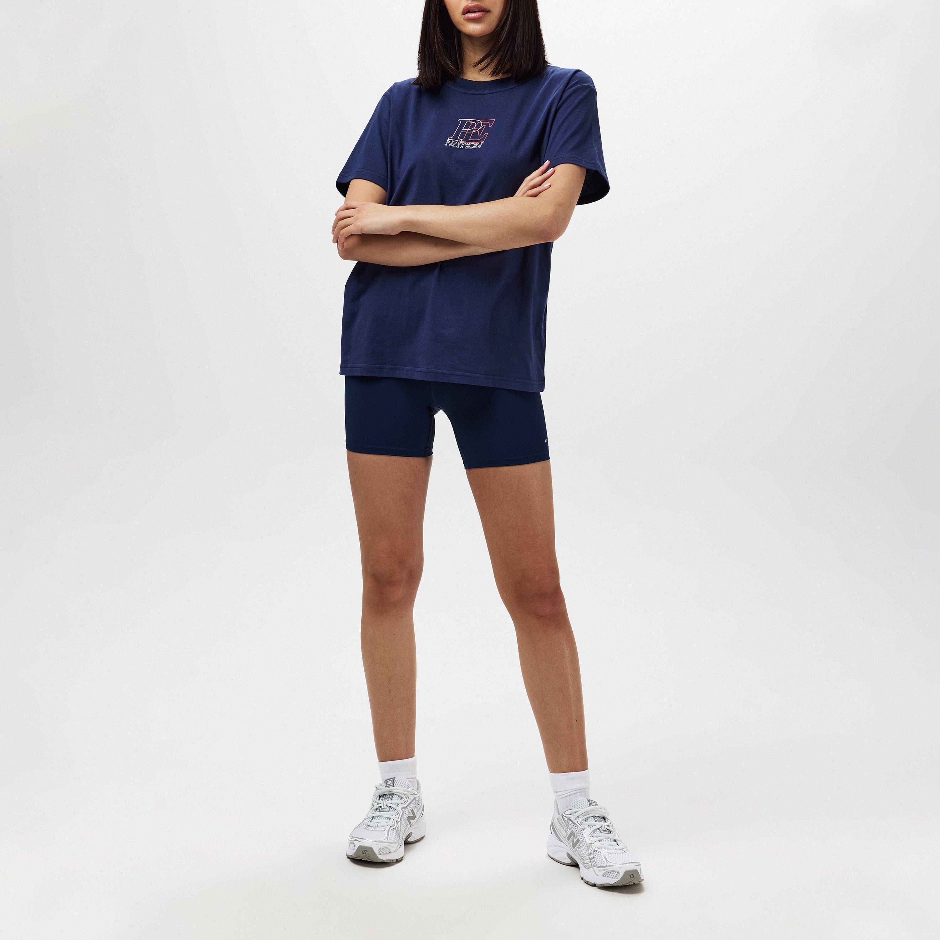 Dark Navy - PE Nation - Women's Definition Short-Sleeve Performance Gym Top - 4