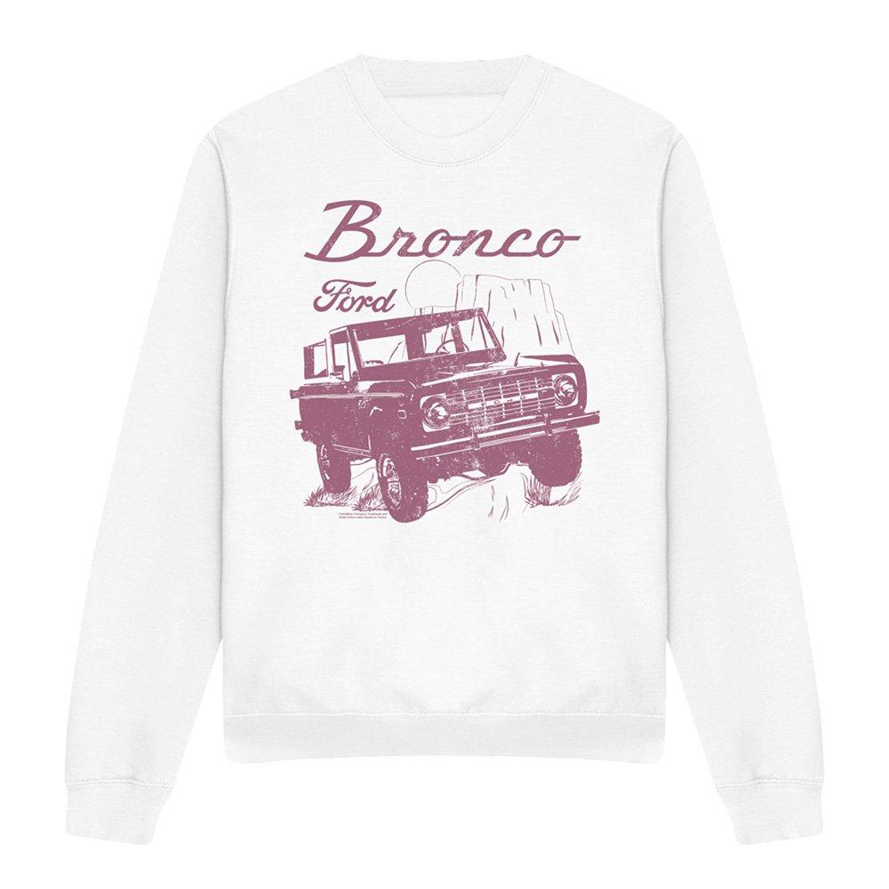 White - Ford - Ford Bronco Wild West Sweatshirt White - 4