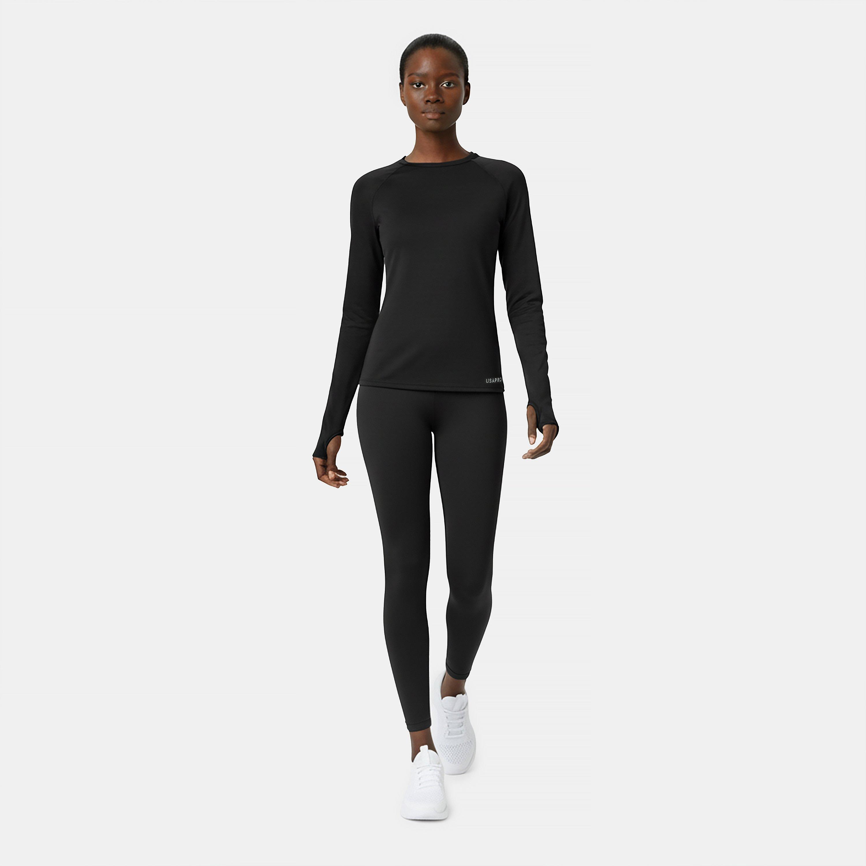 Black - USA Pro - Pro Long Sleeve Top Womens - 5
