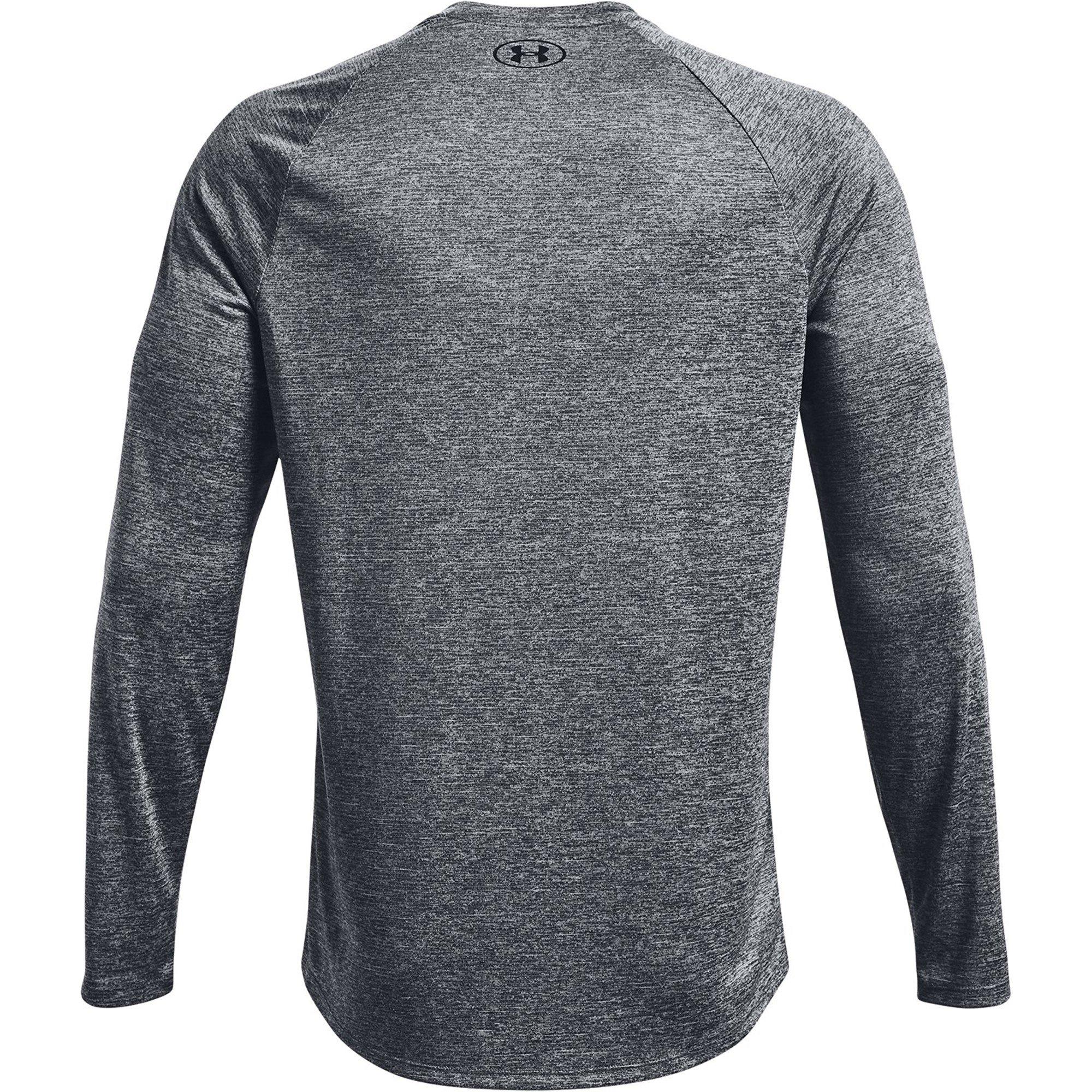 Pitch Gray/Blk - Under Armour - Under Tech Mens Long Sleeve Performance T Shirt - 6