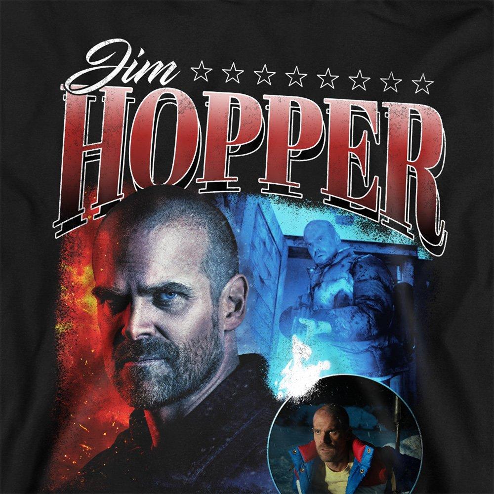 Black - Stranger Things - Stranger Things - Season Four Jim Hopper Homage Sw - 2