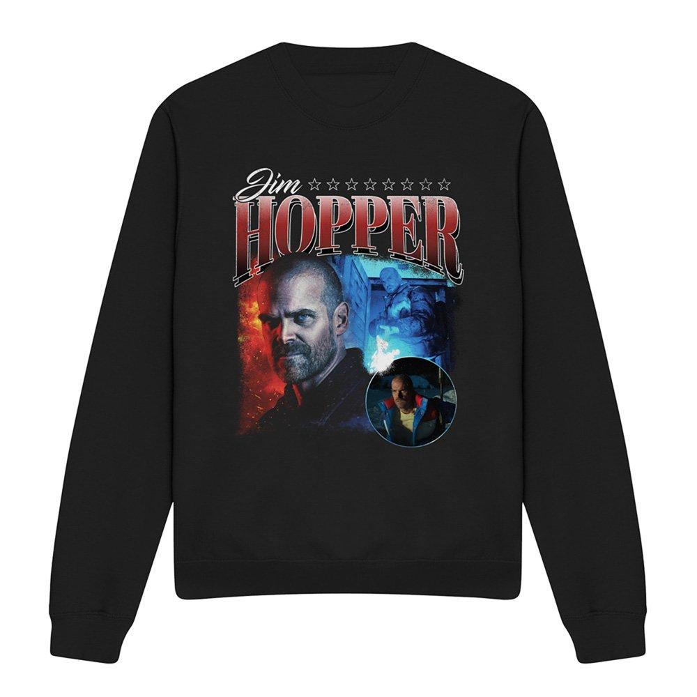 Black - Stranger Things - Stranger Things - Season Four Jim Hopper Homage Sw - 4